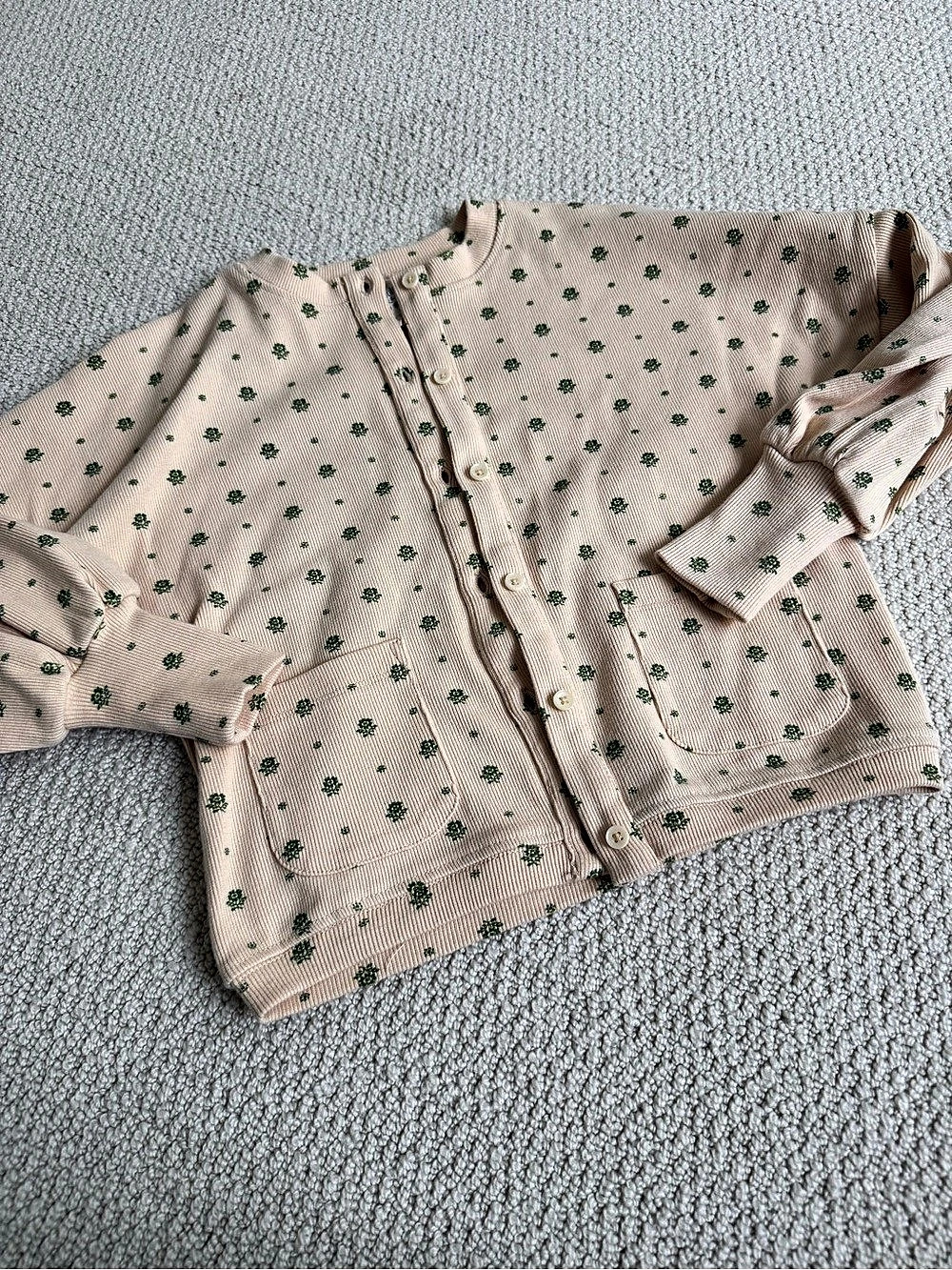 Apolina Simona Jersey Cardigan in Meadow Calico